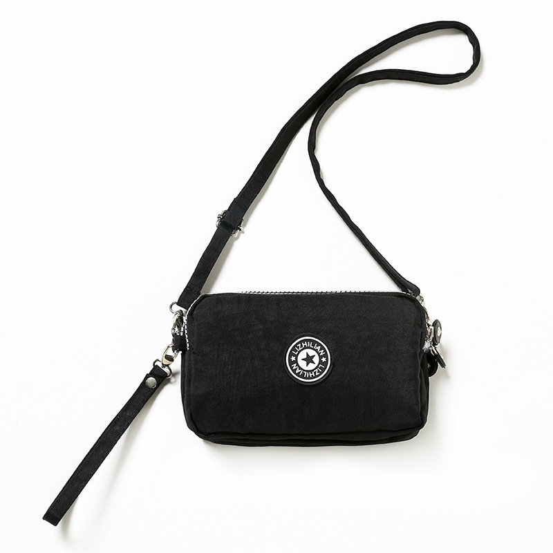 Popular Zipper Coin Purse Mobile Phone Women's Bag Messenger Bag Women's Mobile Phone Bag Travel Three-Layer Zipper Wallet Wholesale
