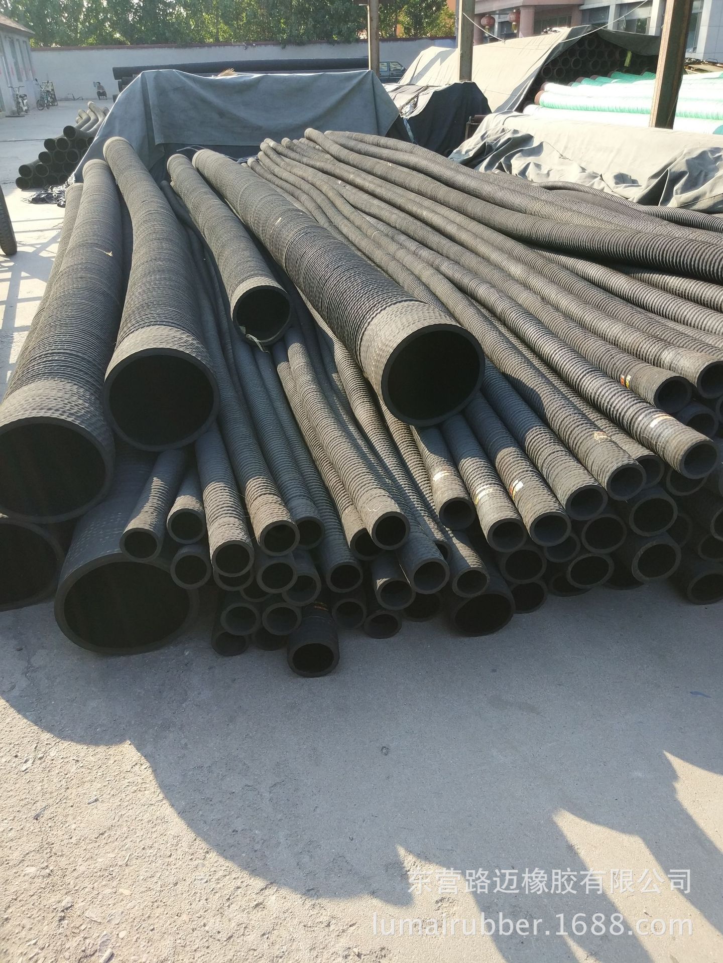 厂家直供黑色橡胶波纹管 优良耐磨钢丝橡胶管 吸排水泥浆用