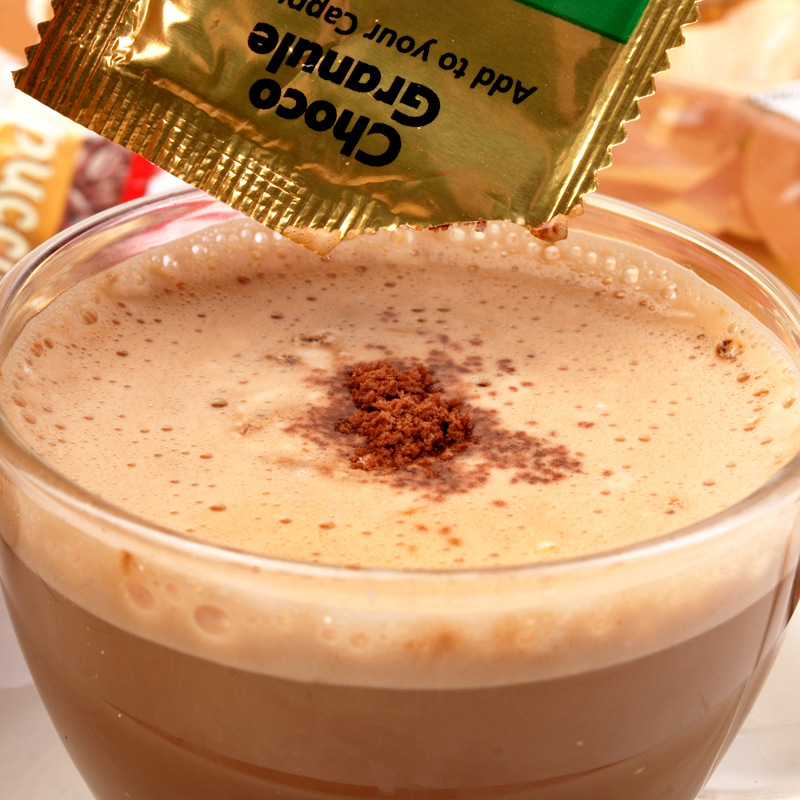 俄罗斯进口印尼torabika白咖啡冲调 卡布奇诺三合一速溶咖啡 500g