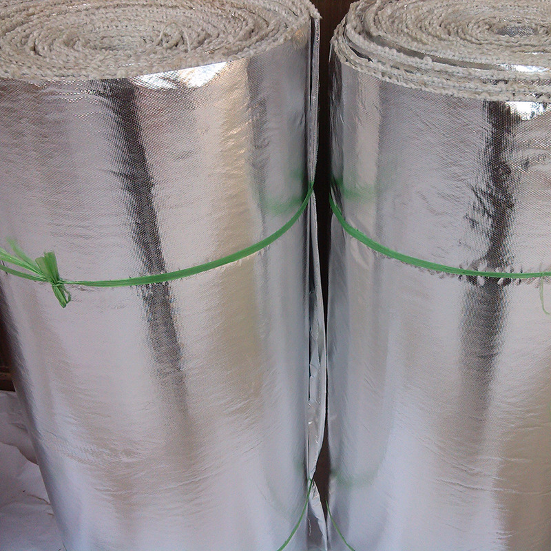 陶瓷纤维布隔热耐腐蚀保温布耐高温防火布覆铝箔硅酸铝纤维防火布