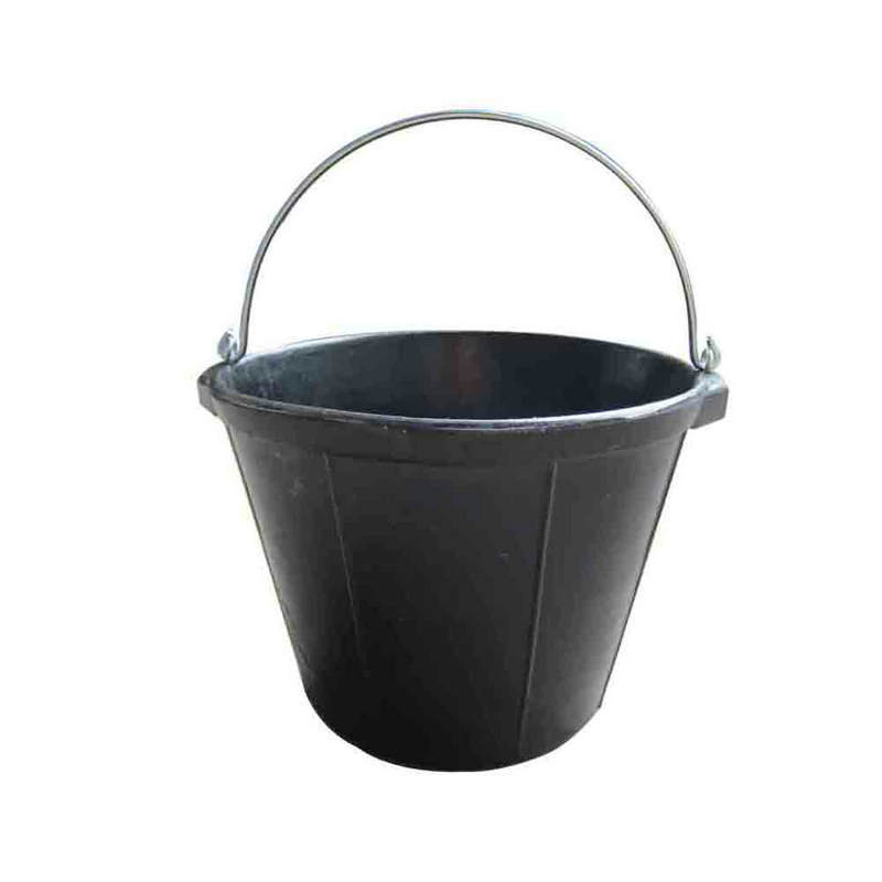 专业生产橡胶桶 黑色圆形水泥搅拌桶 工业化工防爆 橡胶桶