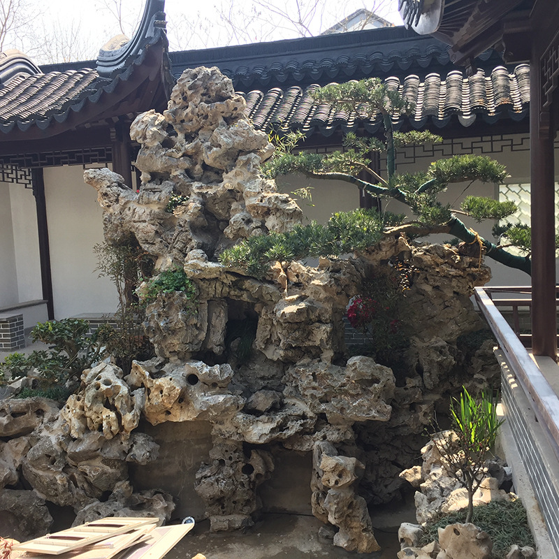 景观石假山公园假山流水施工专业设计安装假山银芝石材经销部