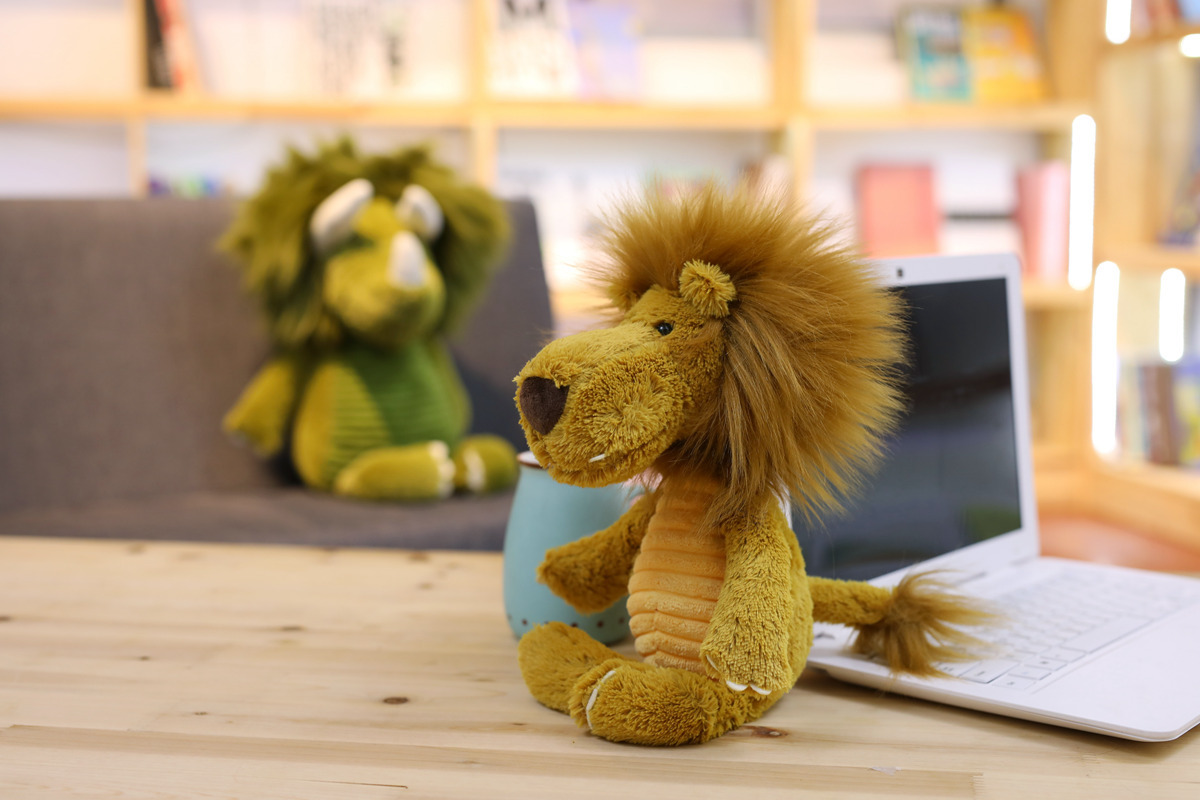 ins少女心独角兽大象玩偶毛绒玩具公仔长毛绒玩偶丑萌娃娃礼物