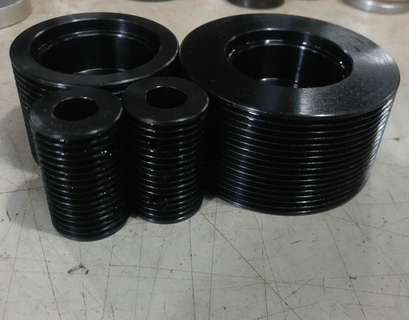 厂家直销 钢多楔带轮 皮带免键同步带轮 带齿皮带轮 精密带轮定制