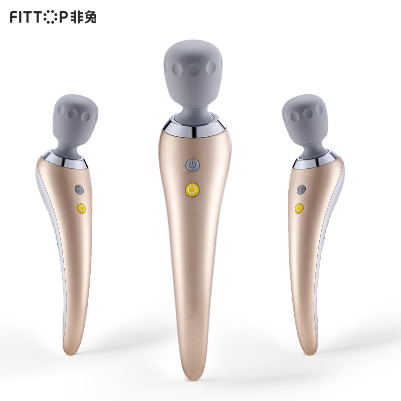 fittop按摩棒肩颈按摩器便携迷你多功能手持式全身瑜伽按摩器礼品