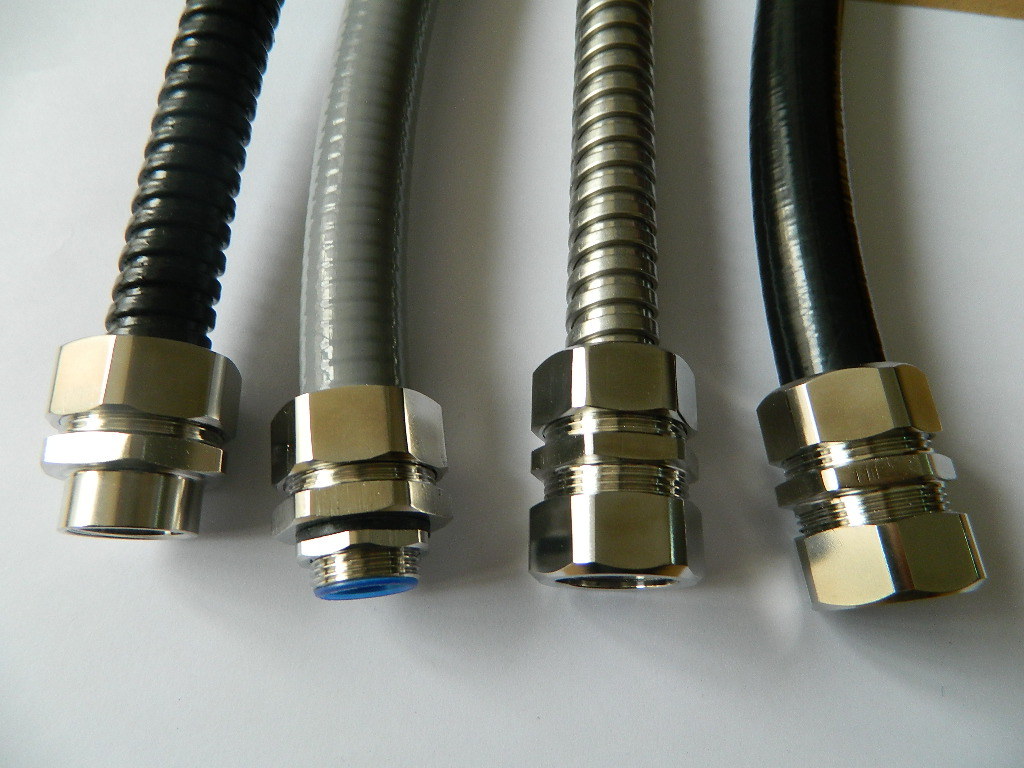 两端电气配线钢管dn20连接自固式接头 不锈钢/锌合金材质加工