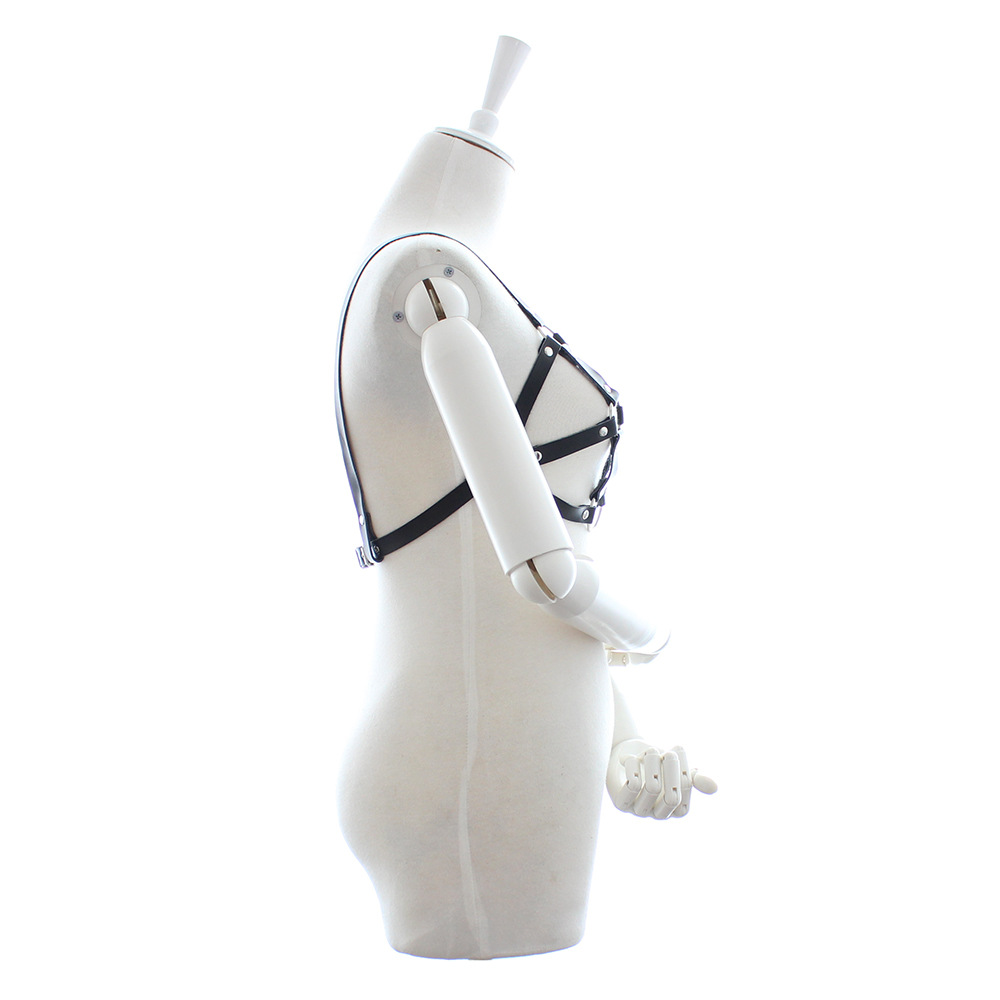 工厂店批发情趣用品牛皮胸衣情趣内衣皮革演出服胸带皮内衣钢管服