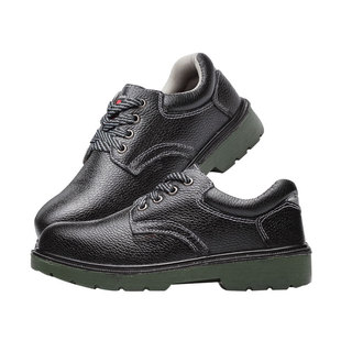 批发劳保鞋 男钢头防砸防刺穿耐磨透气橡胶底工作鞋 防护安全鞋