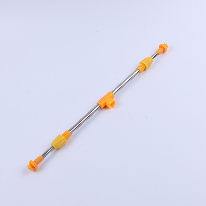 手动电动喷雾器配件 不锈钢可伸缩双龙杆打农药用双向加长喷杆