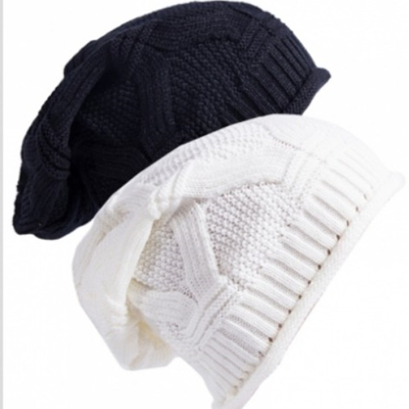 Cross-Border Hot Selling Hat Autumn and Winter Warm Knitted Hat Hip Hop Hat Amazon Pullover Wool Knit Hat Factory Wholesale