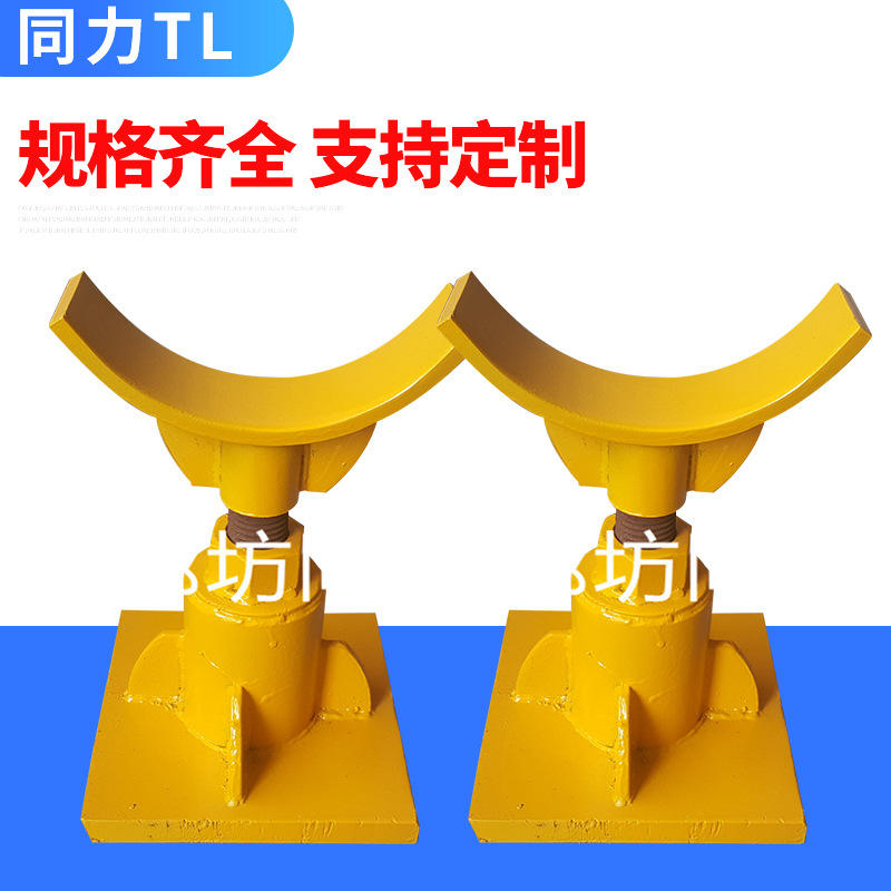 可调型管线阀门支撑 可调式管道支架 可调整管线支架 可调节支撑
