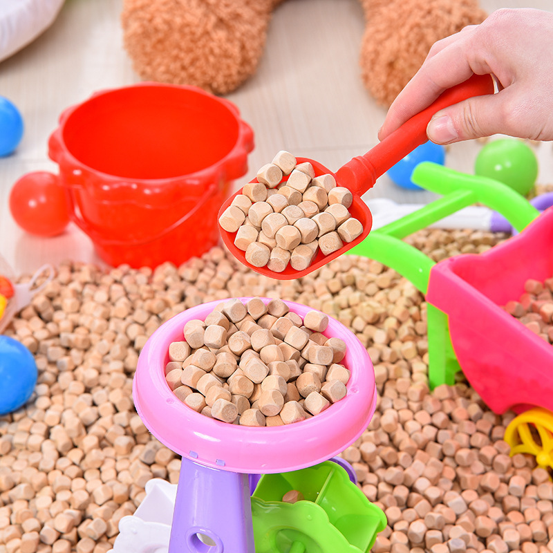 Wooden Playground Sand Basin Sand Basin Filler Children Sand Basin Wooden Sand Particles High-Grade Small Wood Particles Wholesale