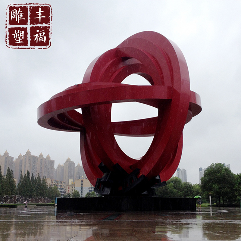 广场不锈钢立柱雕塑 厂家定制 创意城市标志性景观雕塑 fdss-776