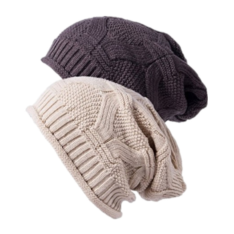 Cross-Border Hot Selling Hat Autumn and Winter Warm Knitted Hat Hip Hop Hat Amazon Pullover Wool Knit Hat Factory Wholesale