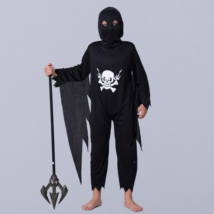 万圣节服装欧美鬼节恐怖骷髅骨架连体衣鬼衣派对表演服cosplay服