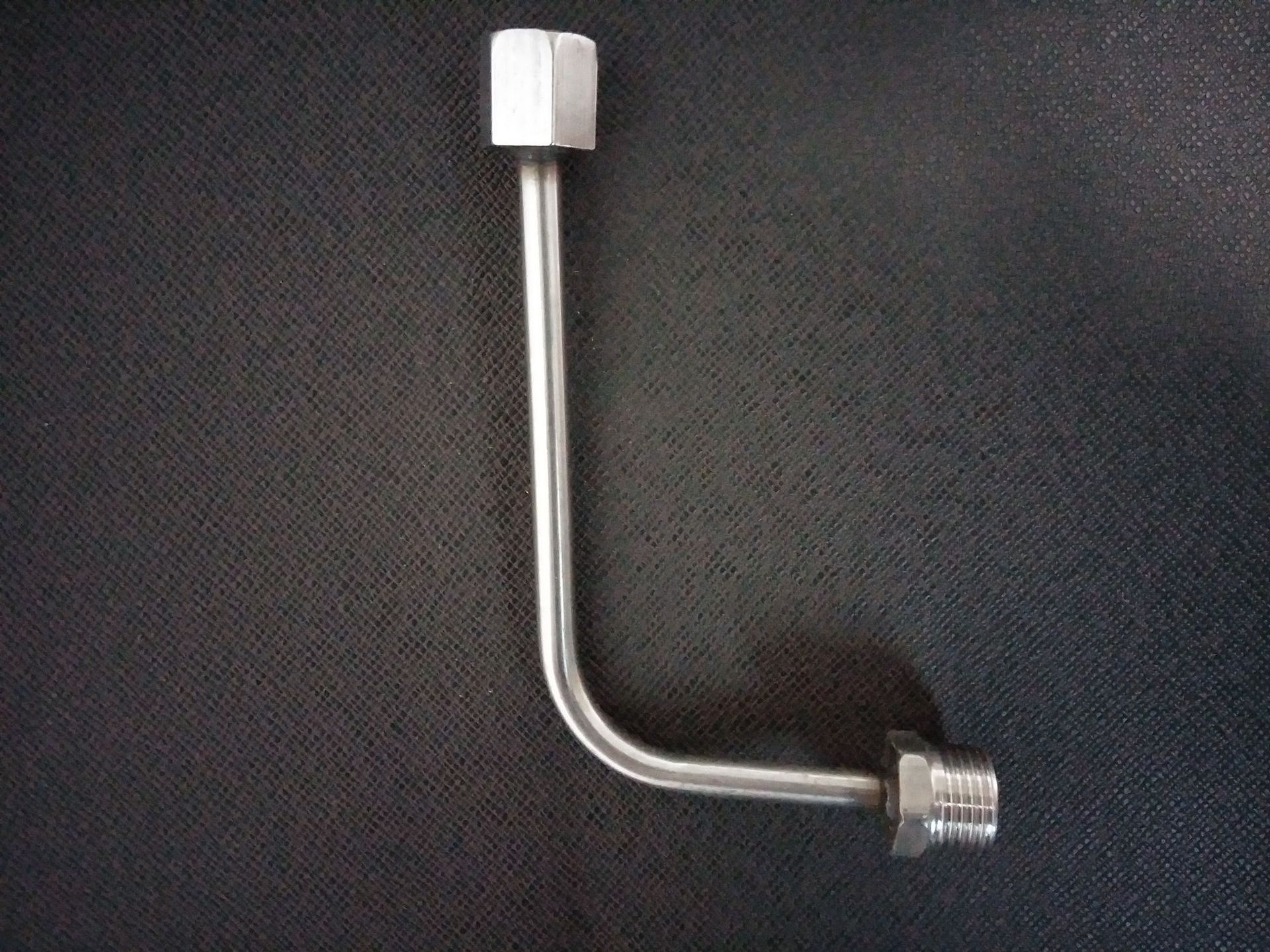 厂家热销 压力表缓冲管 仪器仪表配件 i不锈钢l型 不锈钢19长直管