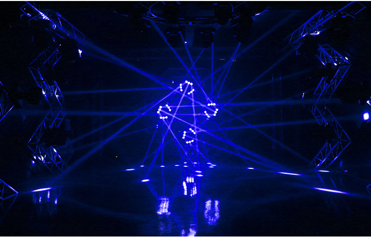 9眼蜘蛛灯 led摇头灯 酒吧灯 舞台灯光 九头鸟光束灯舞厅镭射灯