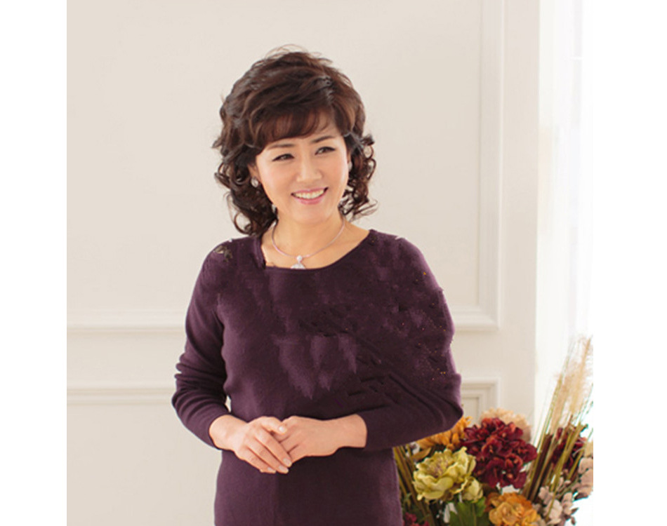 中老年假发蓬松中长发自然中长发女士中长发真人发丝妈妈头套真发