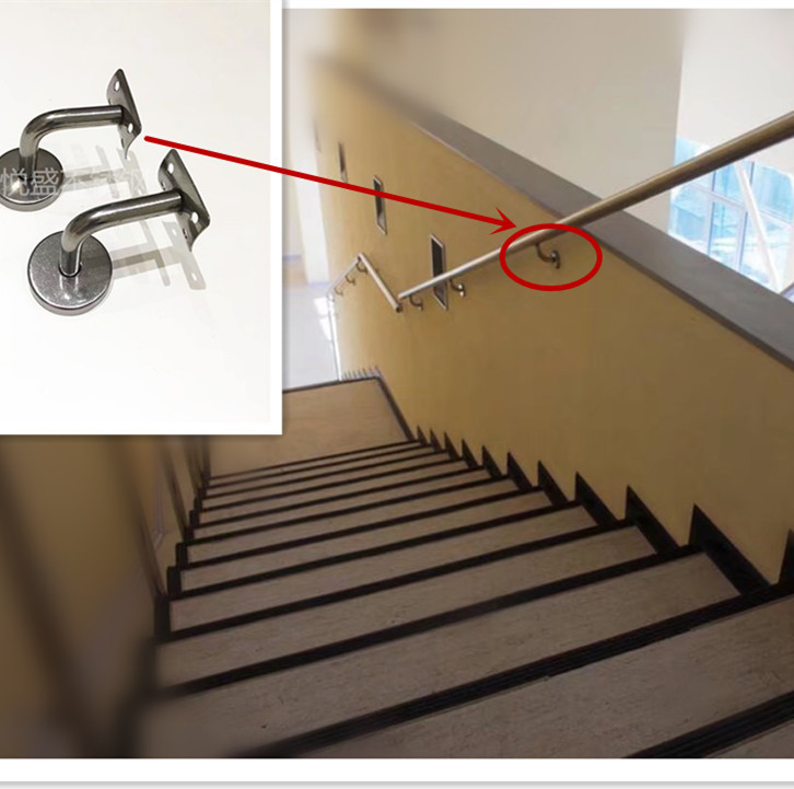 厂家直销不锈钢墙托 楼梯配件 玻璃托 扶手托架 扶手支架