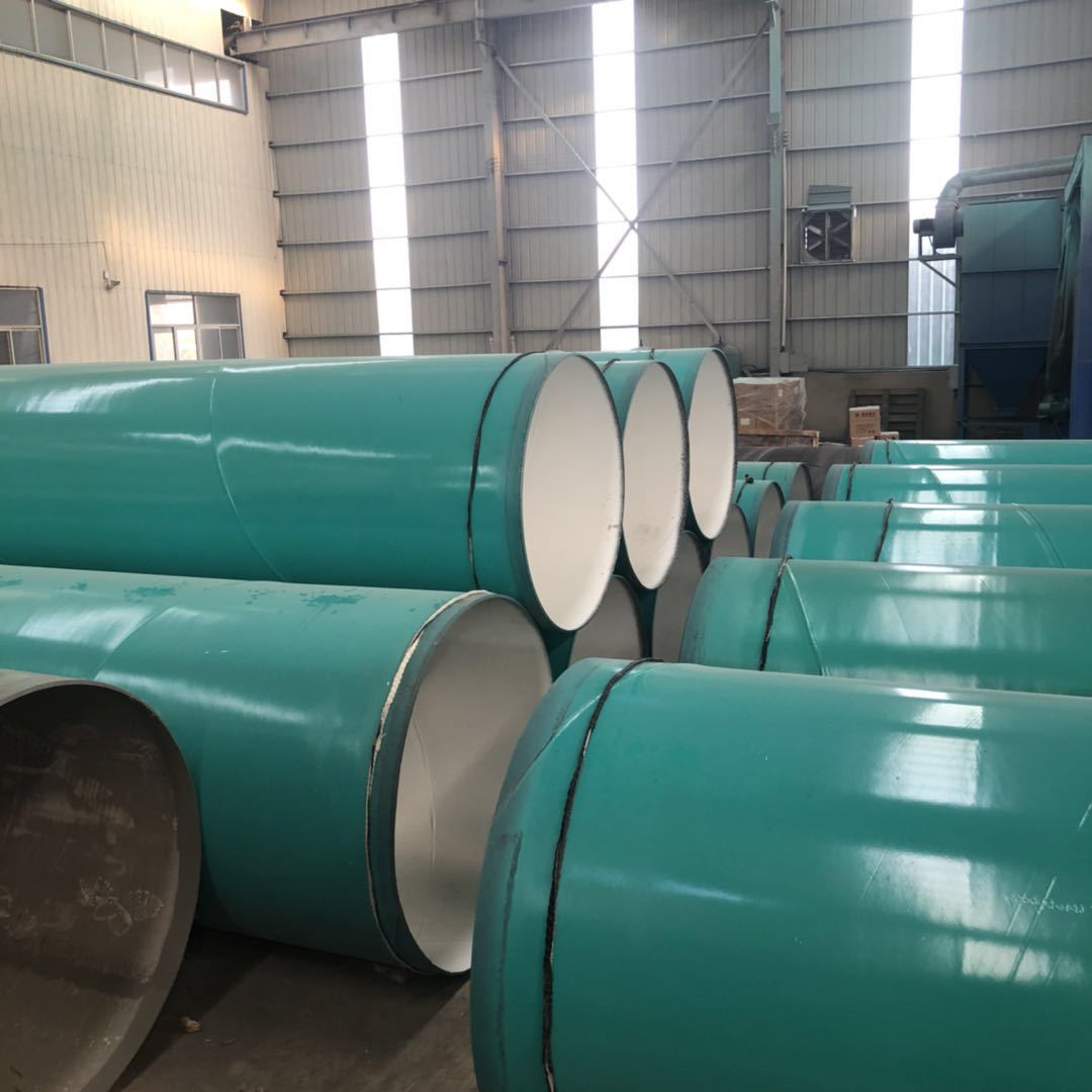 地埋双法兰涂塑钢管 内外环氧粉末涂塑钢管 给排水防腐涂塑钢管