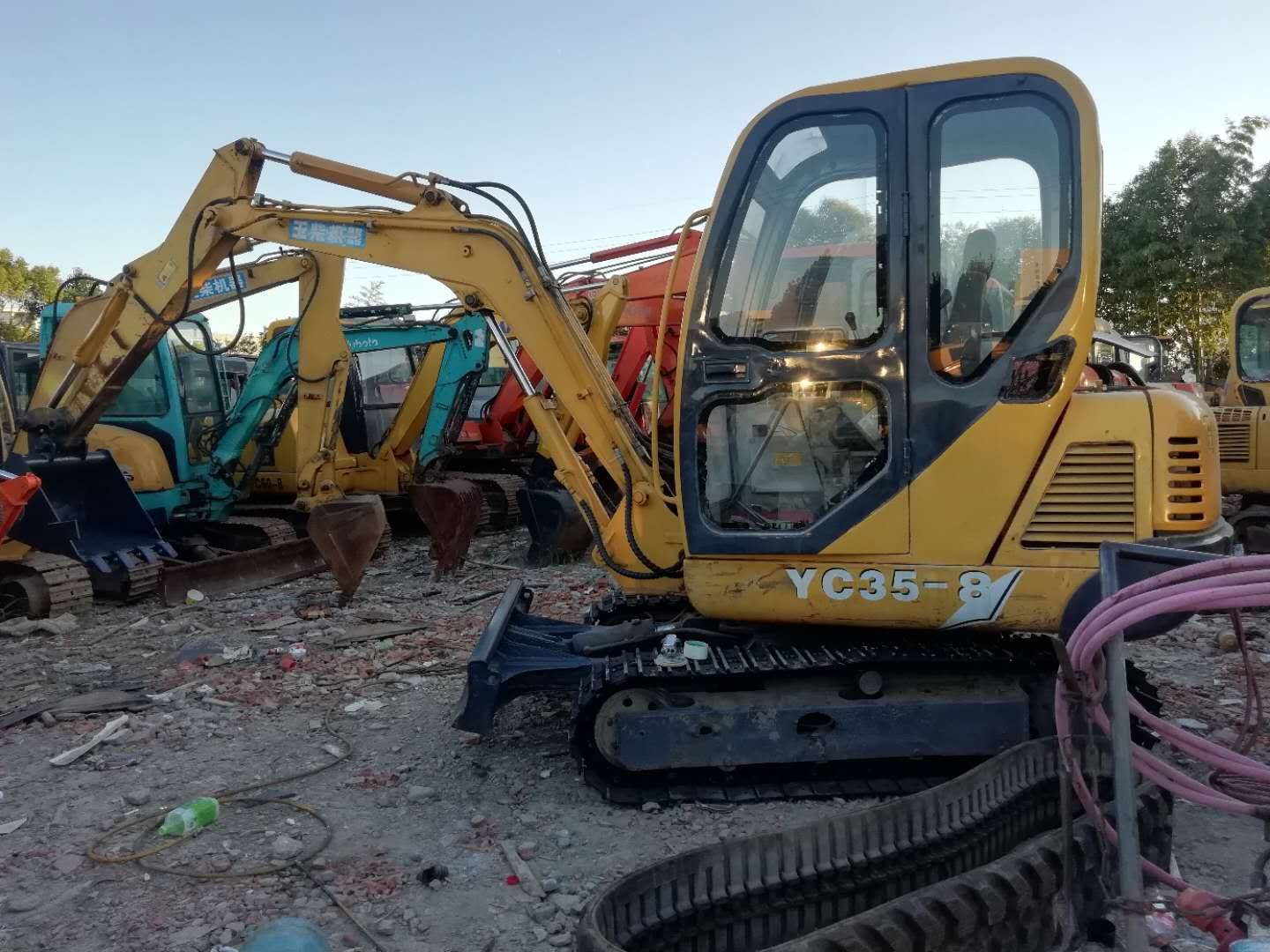 二手国产玉柴35挖掘机 华东老店 现货供应