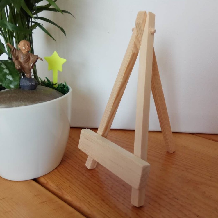 实木小画架 迷你 木质三角支架 手绘diy画框支架婚庆架厂家定制