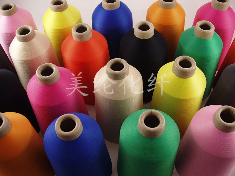 100d多种规格锦纶尼龙弹力线绞纱染色用于泳装瑜伽服拷边