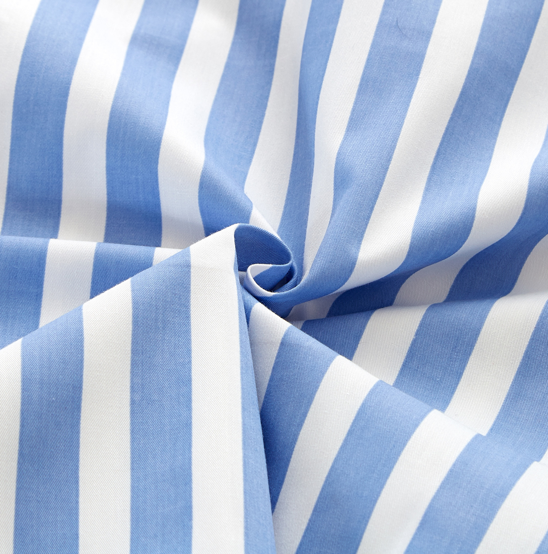 蓝白条纹纯棉加厚耐洗医用床上纯棉全棉床单被套三件套 可印字