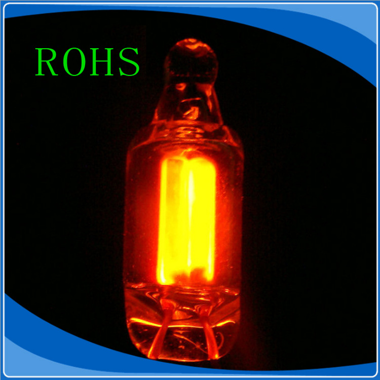 直销供应 ne-2h 6*13氖灯 氖泡 红光指示灯