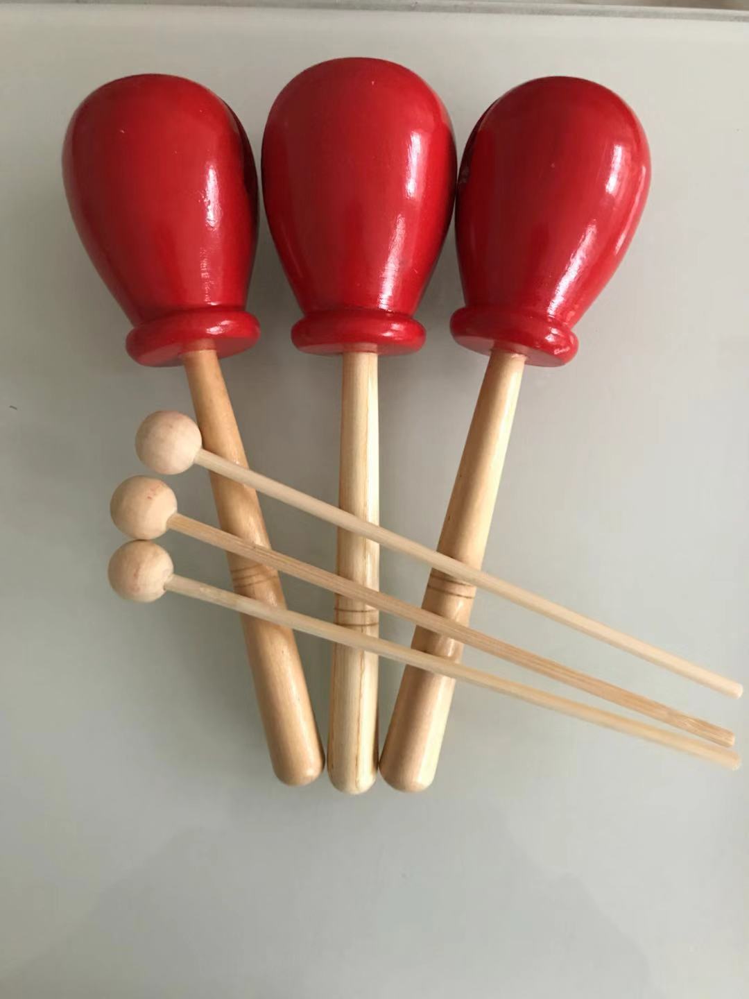 奥尔夫乐器大号龙口梆子打击乐器儿童乐器玩具手柄木鱼