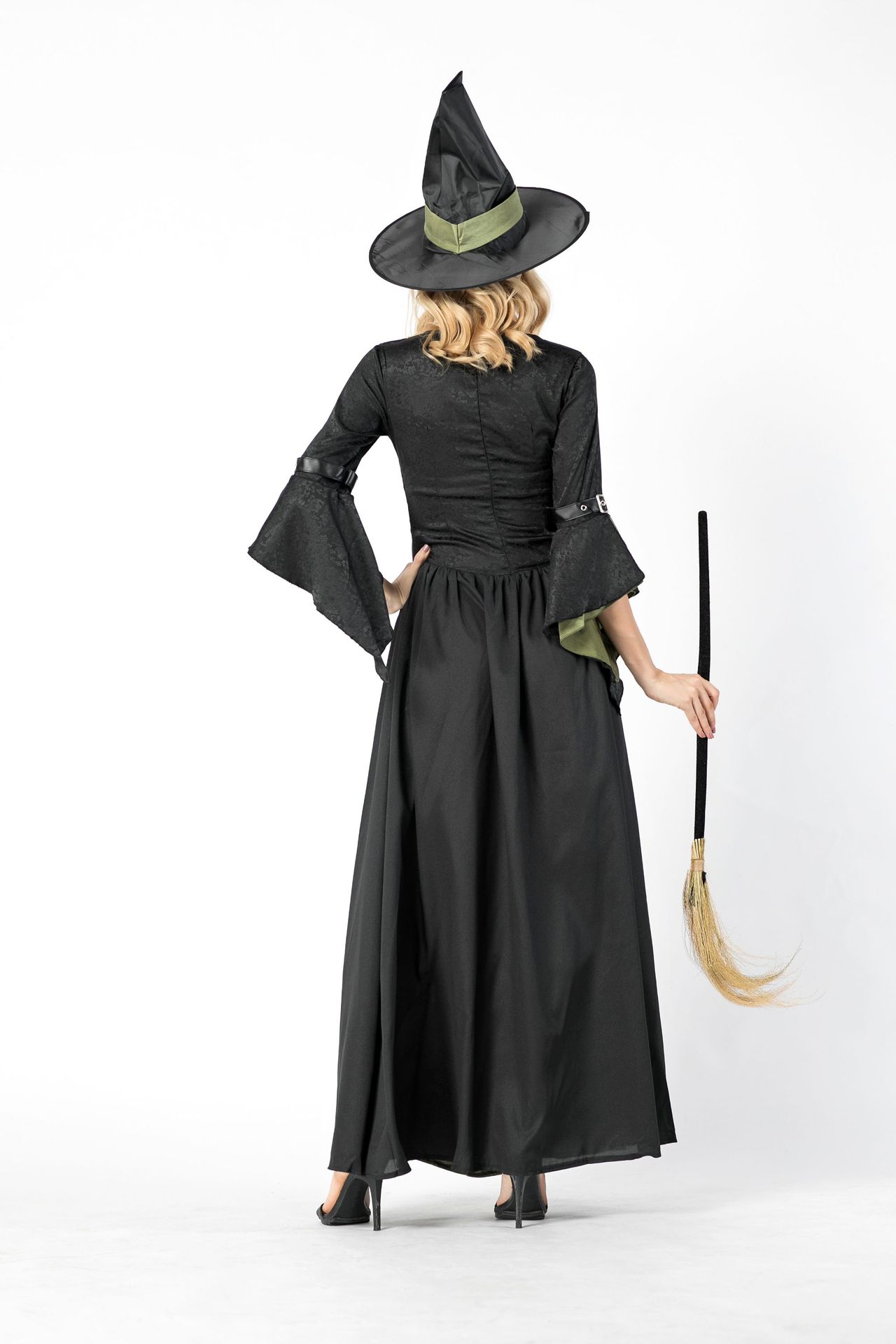 万圣节服装成人巫婆游戏服 性感魔女 女巫舞台演出服 游戏制服