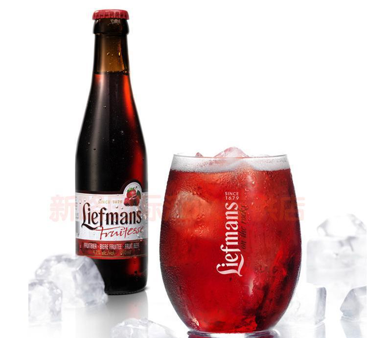 比利时乐蔓莓果啤酒 liefmans 乐曼水果啤酒 250ml*24瓶