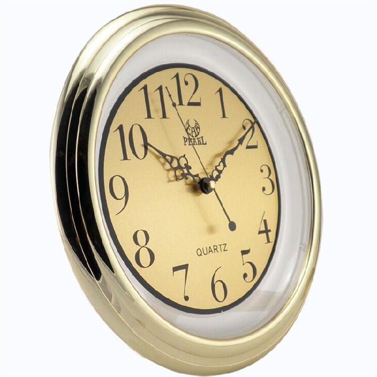 正品明珠星031圆形/030正方形挂钟 静音扫描石英钟表