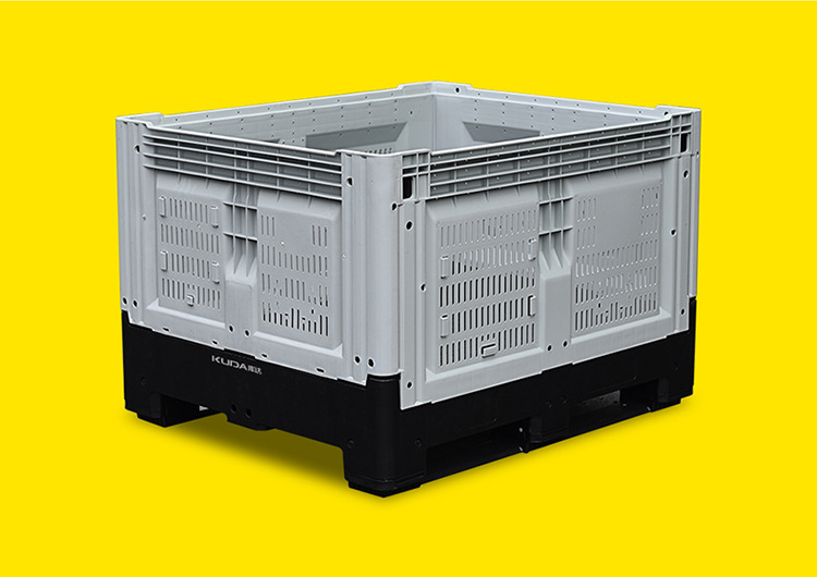 库达1210e折叠卡板箱箱式托盘仓库叉车大型折叠物流可折叠卡板箱