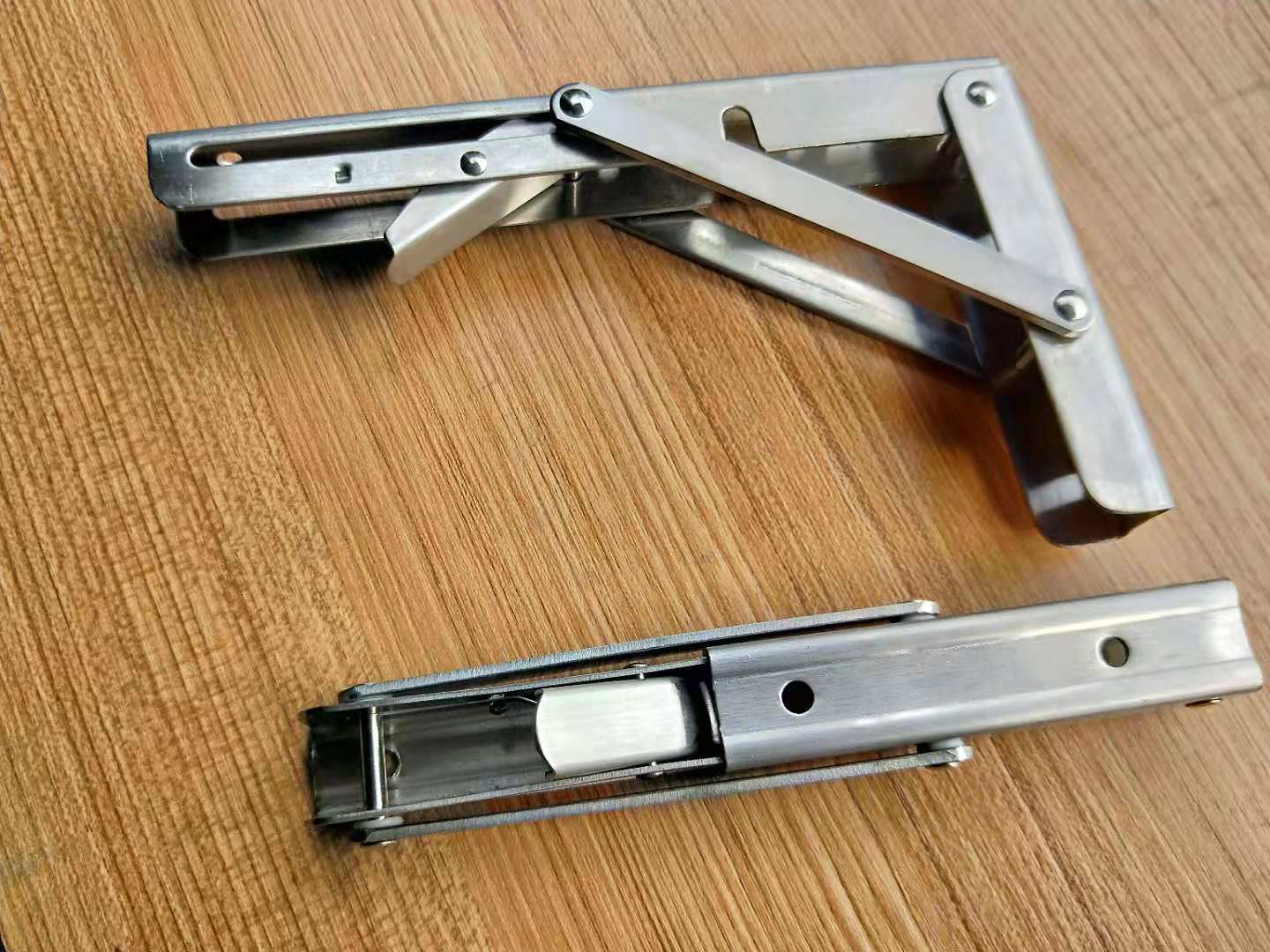 支架l型不锈钢三折折叠支架 置物托架 折叠桌架 货架 厂家直销