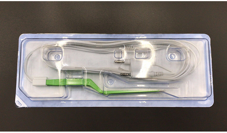 厂家直销医用一次性使用不粘止血镊批发神经外科不粘双极电凝镊