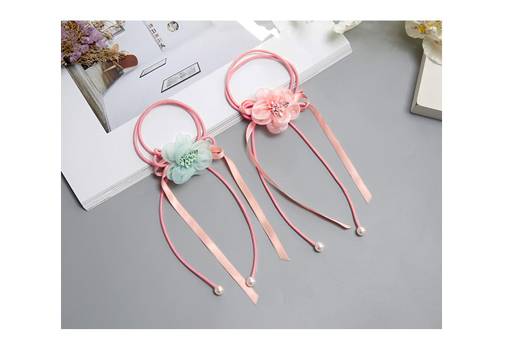 超仙流苏花朵发圈发绳韩国公主淑女女童扎头发不伤发儿童皮筋头饰