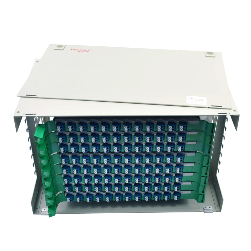 pheenet菲尼特 192芯 odf 光纤配线架 lc满配 单模