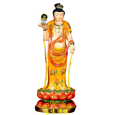 太阴星君太阴娘娘神像塑像树脂玻璃钢彩绘贴金善缘佛像厂直销