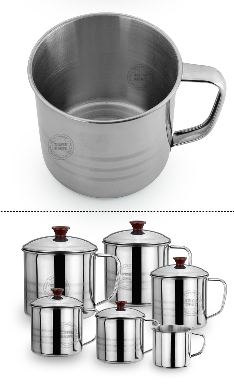 304不锈钢口杯 不锈钢杯子幼儿园儿童杯茶杯随手杯凉水杯漱口杯