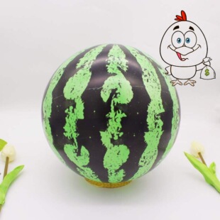 工厂价玩具西瓜球 儿童小皮球3145地摊玩具批发 一件代发义乌玩具