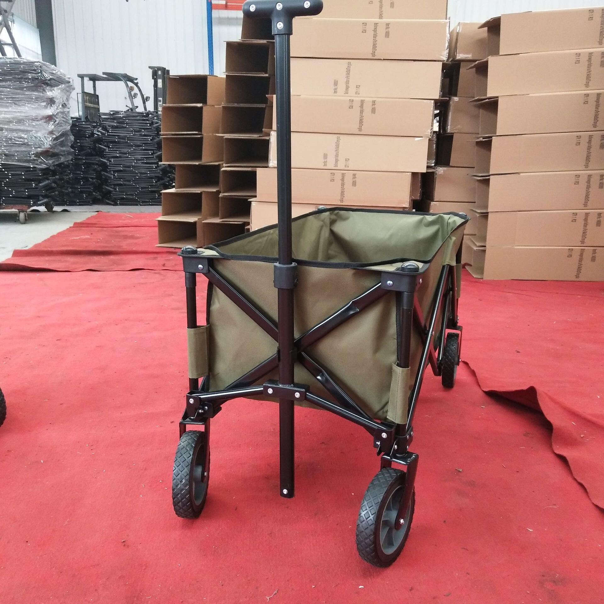 新款购物旅游行李工具车多功能户外露营推车沙滩钓鱼折叠手拉车