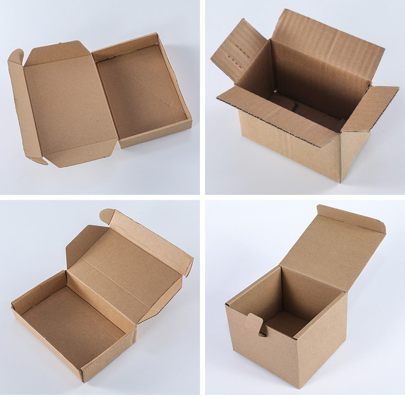厂家直销邮政飞机盒 小纸盒快递服装打包牛皮纸箱 快递飞机盒批发-阿