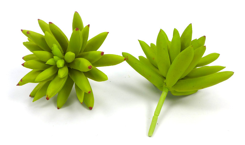 仿真植物 佛手指手感软胶家居装饰塑料植物 仿真多肉植物小盆景