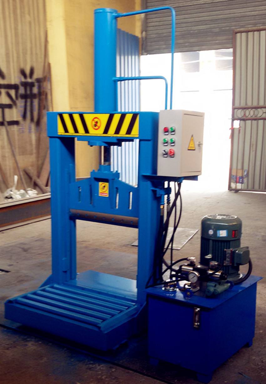 专业定做 双缸液压切胶机 重型立式液压液压铡刀 切胶机 塑料机械