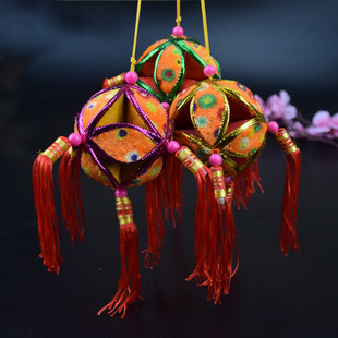 广西壮族绣球 6公分 手工艺品礼品旅游纪念品