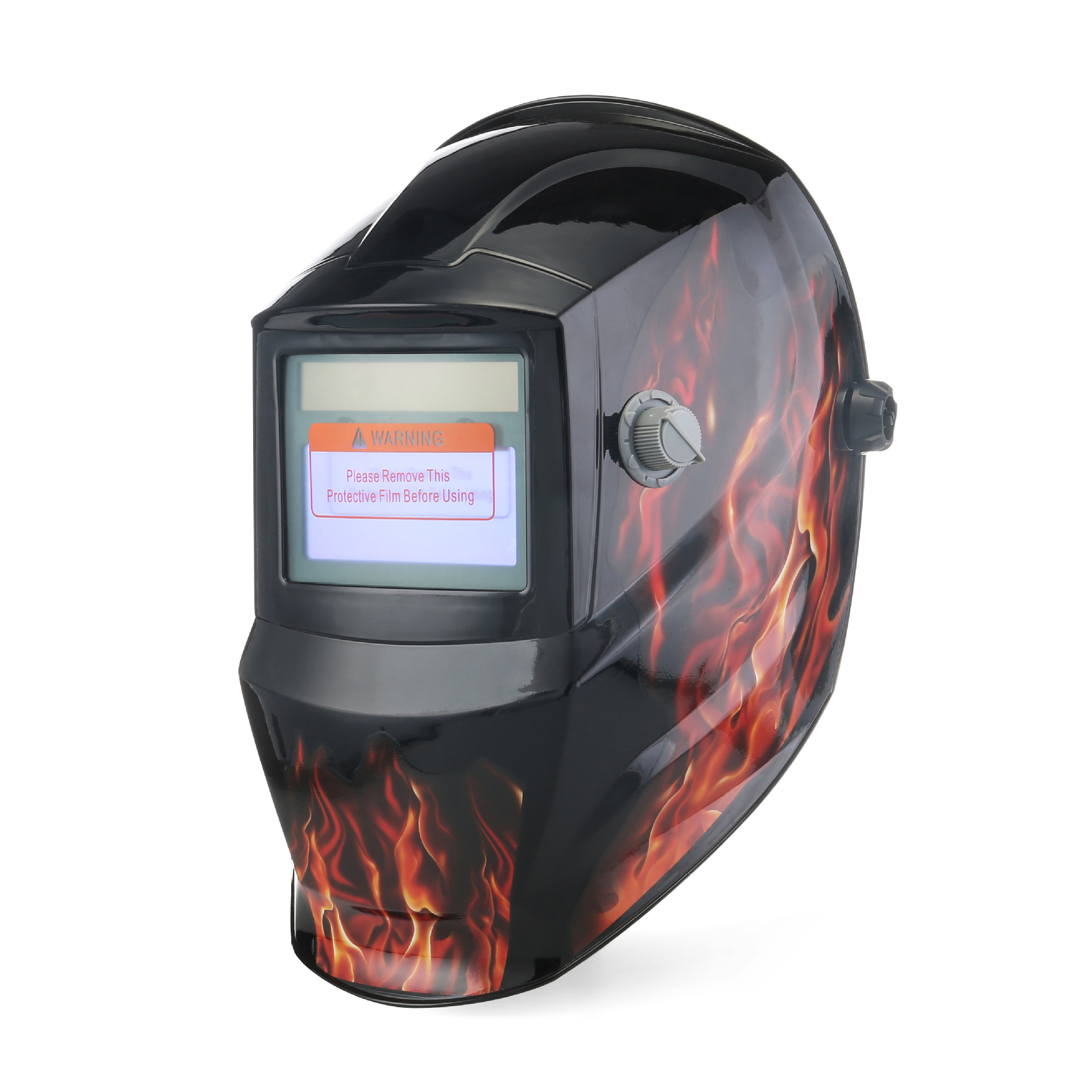 太阳能自动变光焊帽电焊面罩氩弧焊气保焊焊工防护头戴式可调节焊