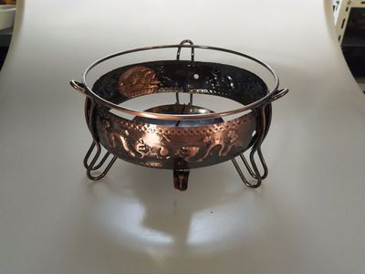 精美铁艺固体酒精炉 锅仔 调节火力 酒精火锅炉 双龙加厚酒精炉