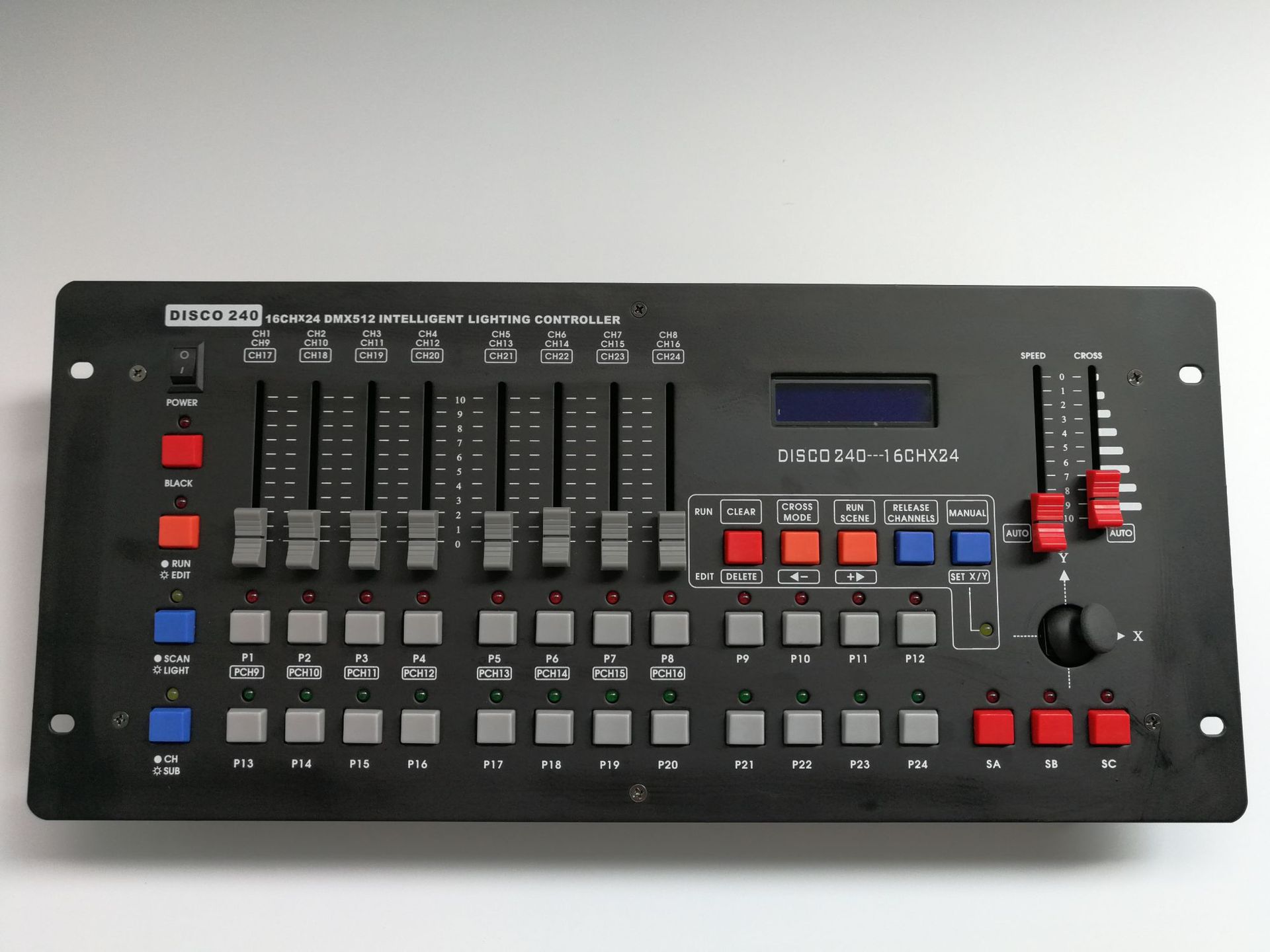 厂家直供disco240控台dmx512控制器 led帕灯摇头光束舞台灯光控台