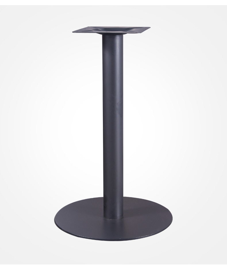 佛山厂家钢板台脚桌架吧台桌脚圆形餐厅桌腿桌脚框架五金桌腿支架